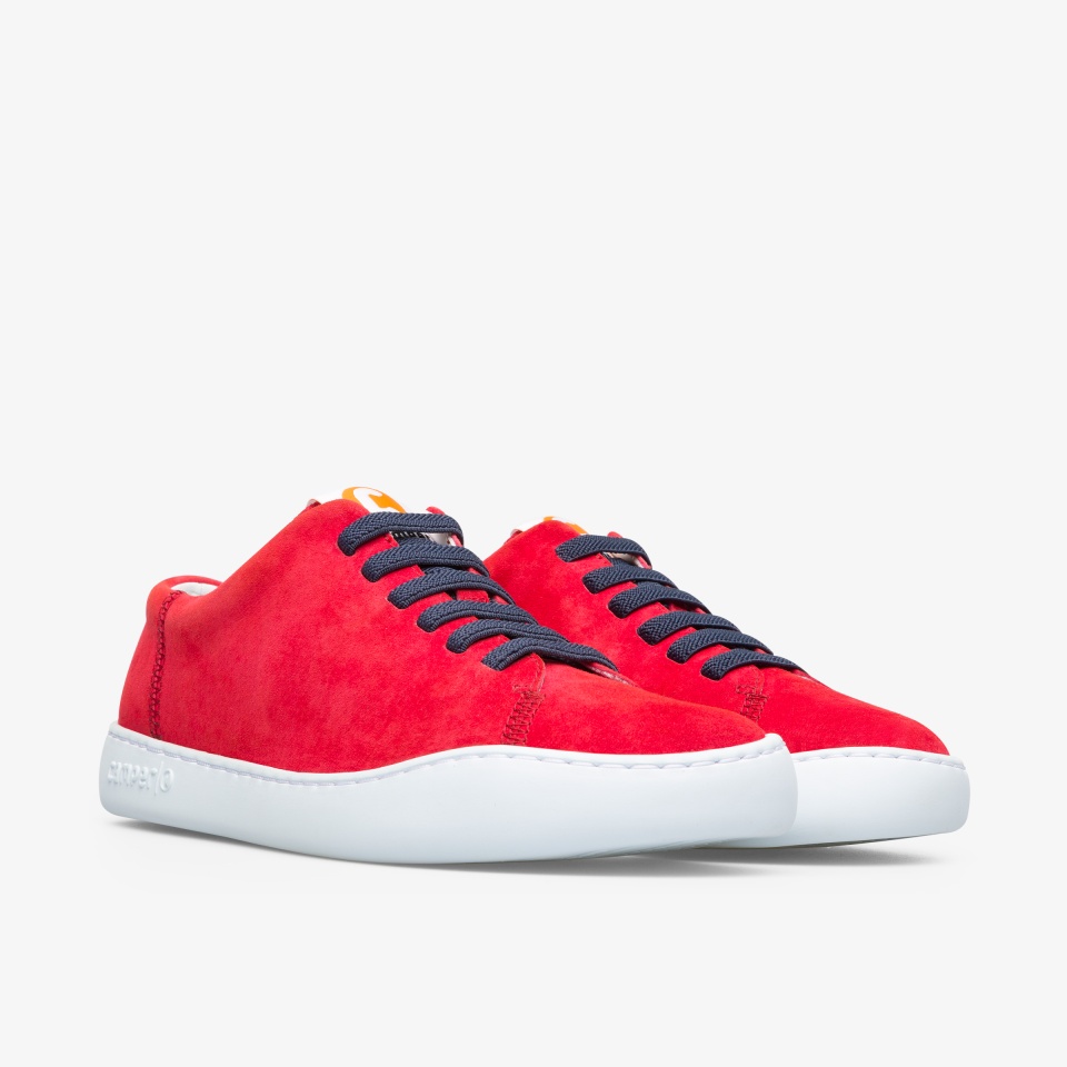 Camper Peu Touring Red - Camper Women's Sneakers ||1389-CTRMQ||